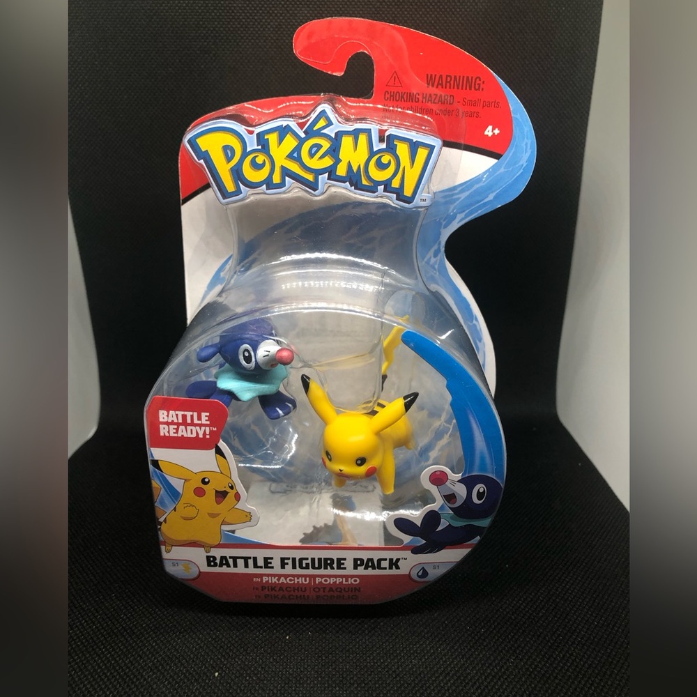 Pokemon Battle Figure Pack - Pikachu & Popplio